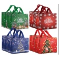 Bolsa de compras de rpet laminada de Natal