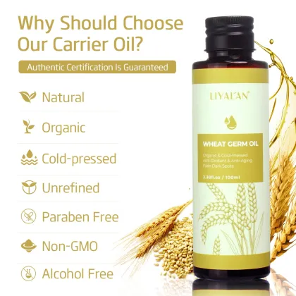 Wheat Germ Oil: Fade Dark Spots, Anti-Oxidant, Anti-Aging, Pure Organic Skin Care