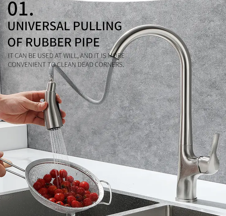 Innovative Design and Durable Materials: Convenient and Durable Stretchable Faucet Revolutionizes the Kitchen