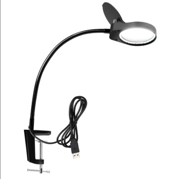 Vergrößerungsglaslampe 10x LED Klemmloupe PD-7S