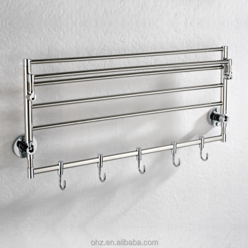Stainless Steel Wall Mounted Toilet Towel Shelf 2021 Hotel Style Bathroom