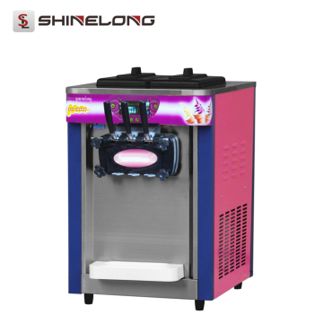Table Top Three Flavors Italian Portable Mcdonald's Soft Ice Cream Machine