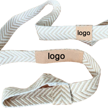 Custom Jute Cotton Macrame Yoga Mat Handle Belt Straps with Logo