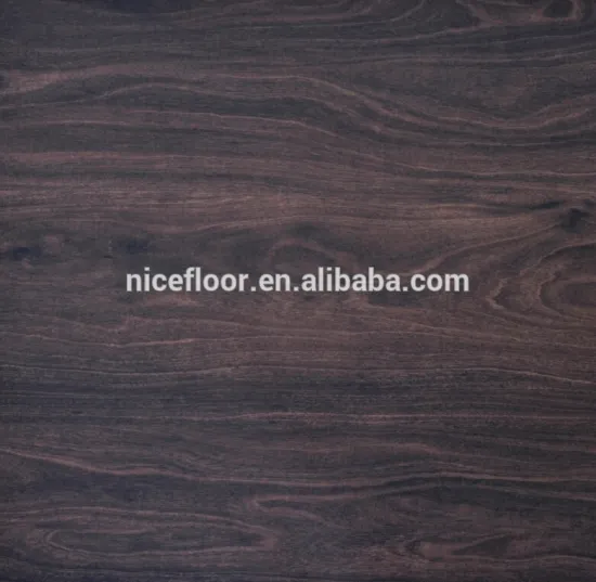 Dark base color HDF core laminate wood flooring