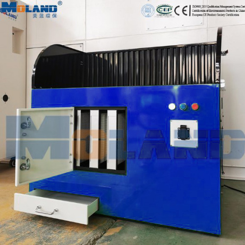 Dust-free grinding platform Dust collecting tank