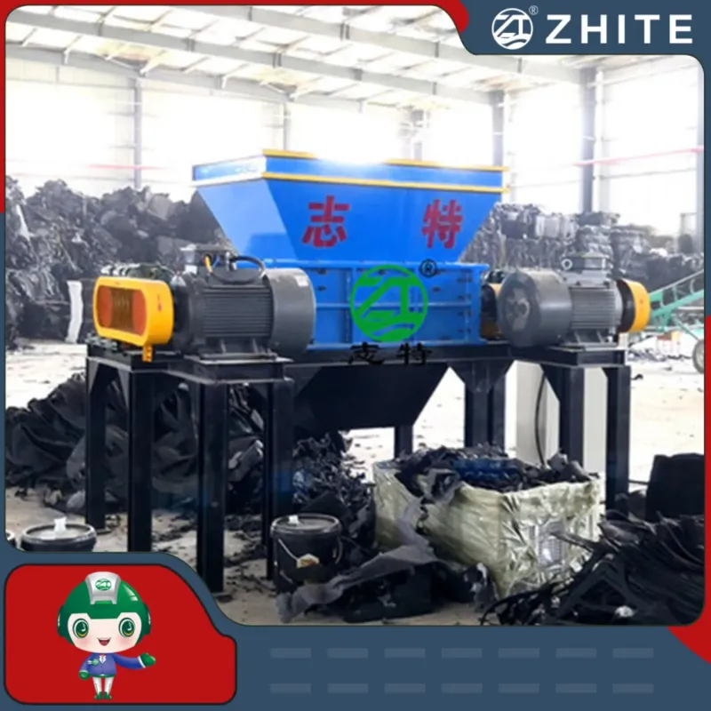 Plastic Film Shredder Machine for Tyre, Scrap Metal, Mattress, and Solid Waste