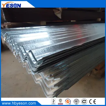 900mm Corrugated galvanized metal roofing sheet