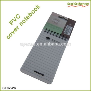 Plastic Cover Spiral Waterproof Paper Notepad