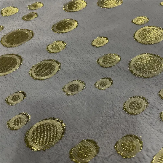 Ladies Garment Pure Polyester Jacquard Woven Textile