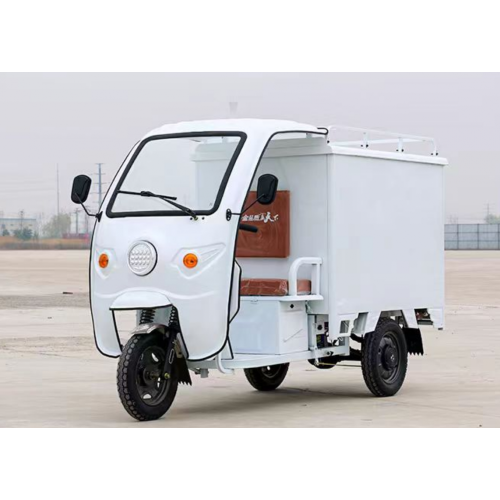 Box-type electric express tricycle