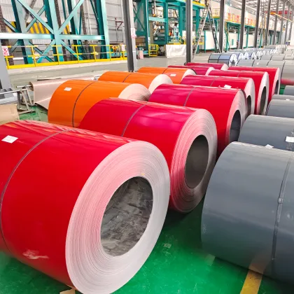 Baowu Steel Group DX51D PPGI Steel Coils - Binzhou Bis Certificate Bright and Matte Finish Black Boxing