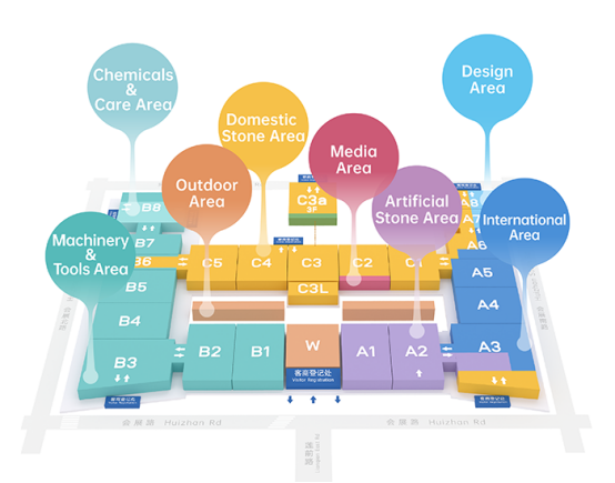 Xiamen Stone Fair Floor Plan