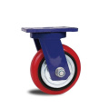 Super Heavy Duty Red PVC Swivel Caster