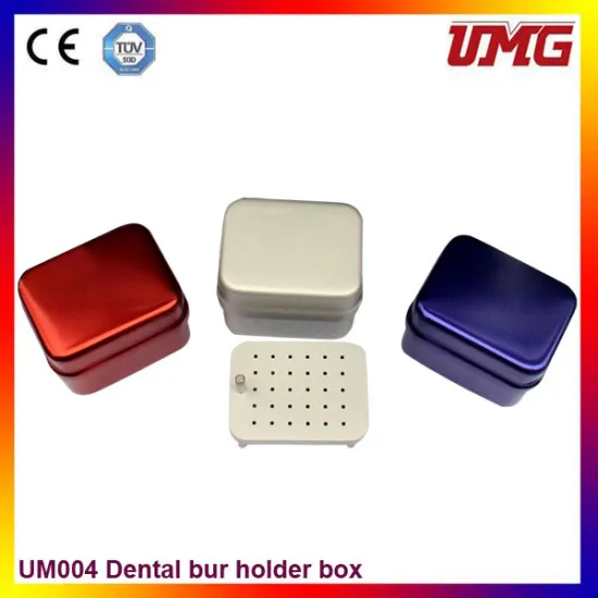 30 Holes Aluminium Sterilising Box Burs Holder Autoclave Block Box