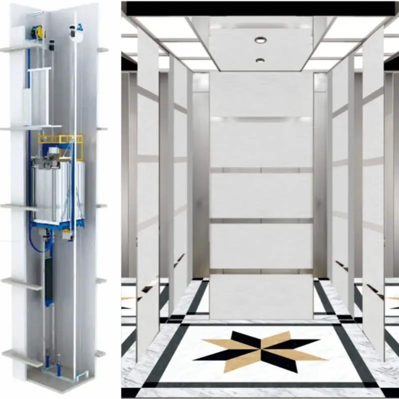 Low to Mid-Rise Passenger Elevator with/Without Small Machine Room