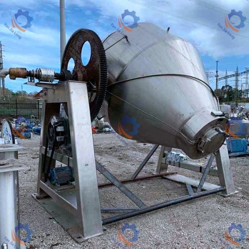 Bahan baterai pengering vakum putar kerucut ganda