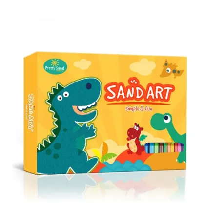 Rocket space sand art set for boys and girls