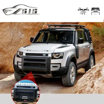 RR Defender 2021 Front Bumper Guard with Winch Frame - Stainless Steel