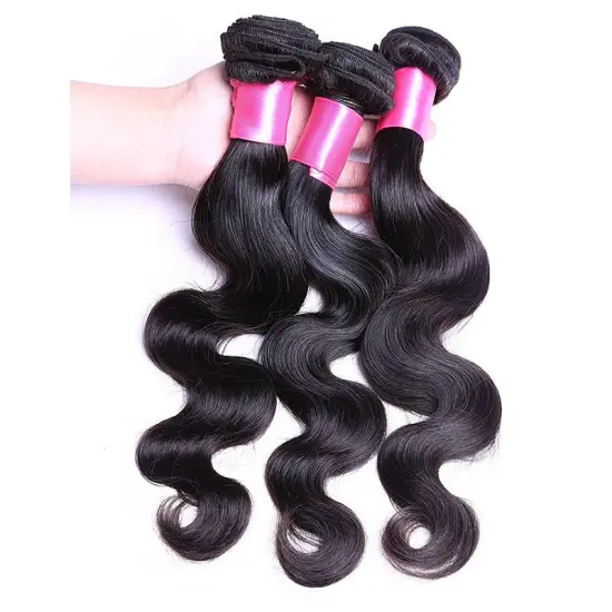 Unprocessed cuticle aligned human hair bundles raw virgin hair bundles brazilian body wave human hair weaves