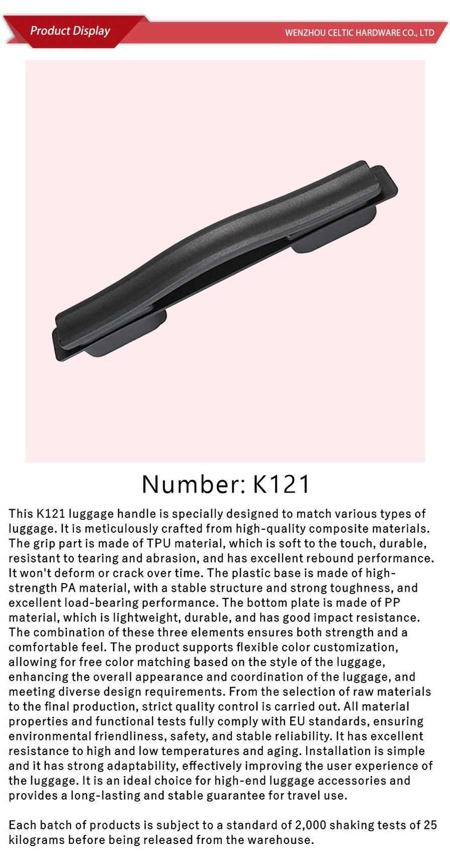 Durable High Load Handle