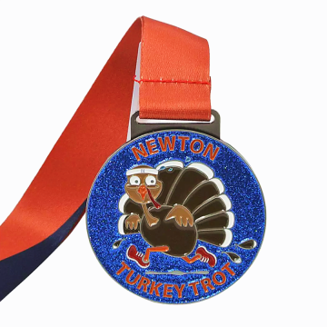 Glitter Glitter Enamel Turki Trot Medal