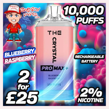 Crystal ProMax WGA 10000 Puffs Disposable Vape Italy