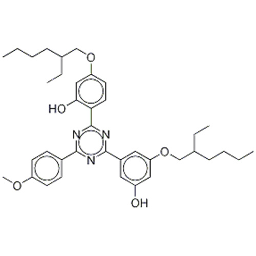 Namn: Fenol, 2,2 &#39;- [6- (4-metoxifenyl) -1,3,5-triazin-2,4-diyl] bis [5 - [(2-etylhexyl) oxi] - CAS 187393-00- 6