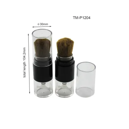 Plastic Loose Powder Brush Container - TM-P1204