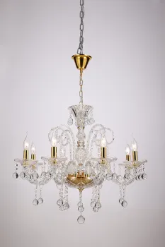 European Style unique round snowfairy Restaurant/living room Decoration Clear Crystal Chandelier China factory supply