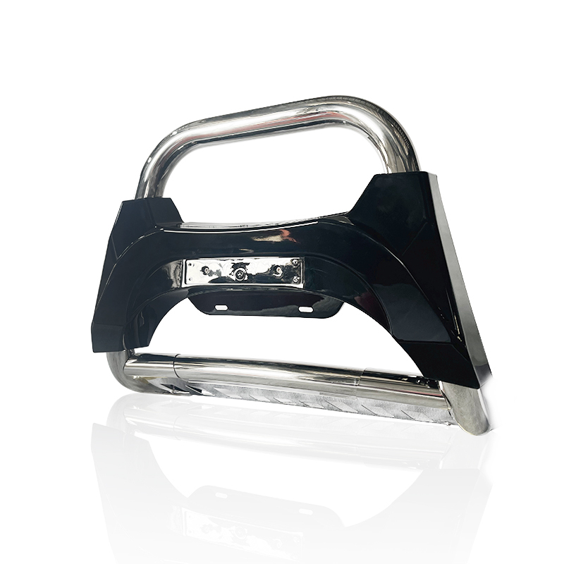 New 201 stainless steel front bumper with baffle
