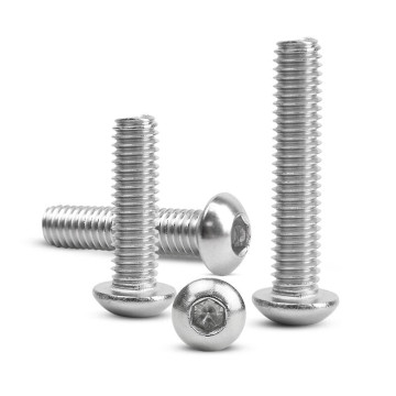High Quantity M6 x 10mm Hexagon Socket Button Head Screws conforming to ISO 7380-1 Standard