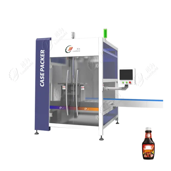 Leadworld Hot Sale Automatic Carton Box Case Paper Cup Packing Machine for PET Glass Bottle