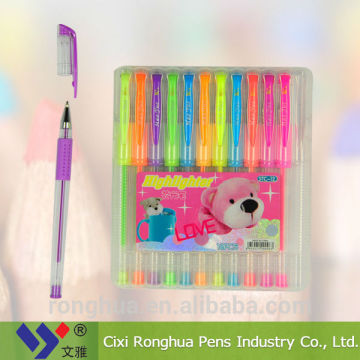 lovery and hot sell gel ink pen WY-STC