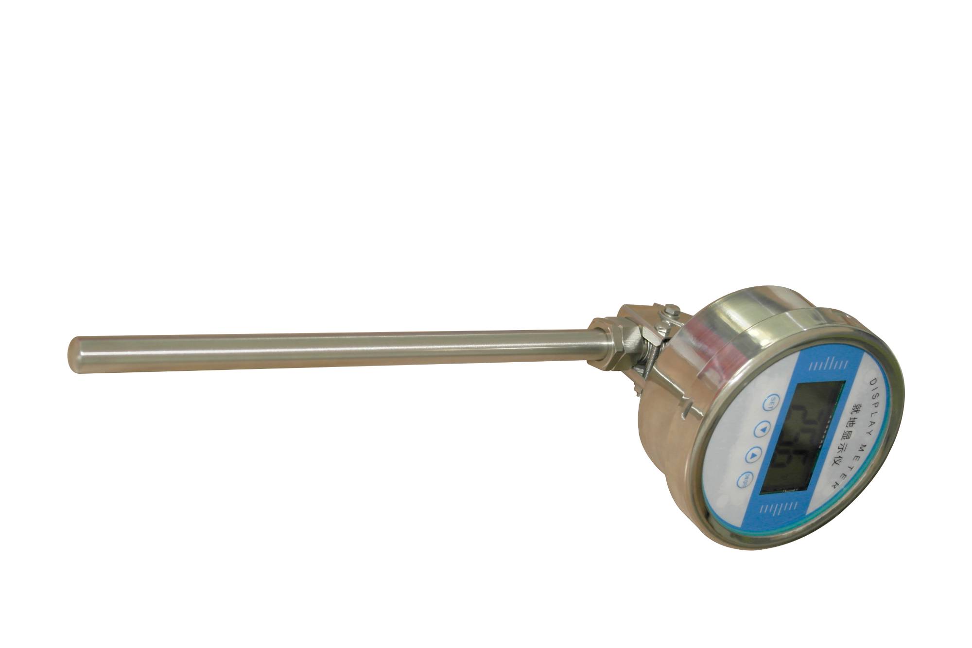Digital bimetallic thermometer