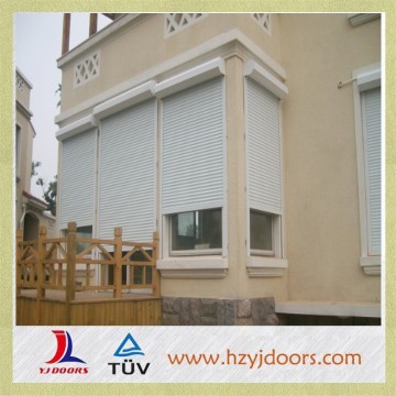 2015 new design remote control horizontal water proof window aluminum roller shutter