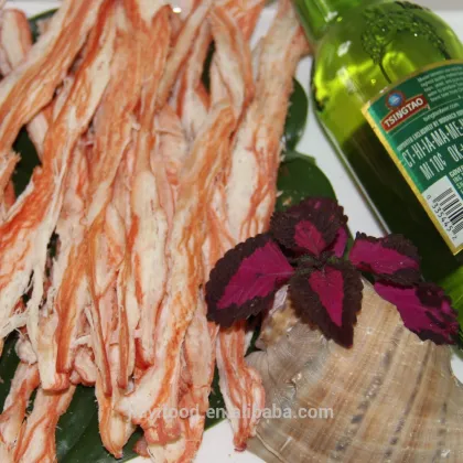 spicy prepared squid strips seafood snack