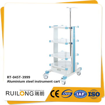 Nursing Station Hospital Mobile Emergency Trolley With Drawers