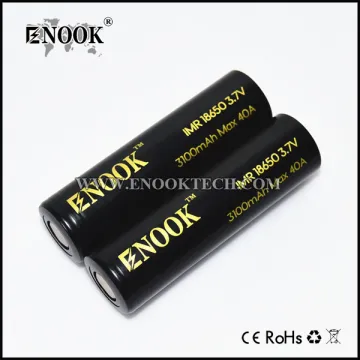 Enook Rechargeable 18650 3100mah Lithium Battery