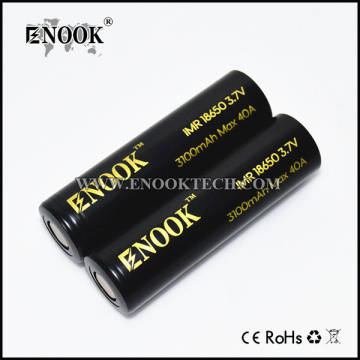 Enook Rechargeable 18650 3100mah Lithium Battery
