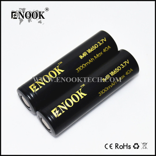 Enook 18650 3.7v 3100mah 40A(max) Li-ion Battery