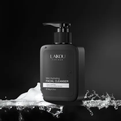 Custom Logo Niacinamide Whitening Facial Cleanser for Men