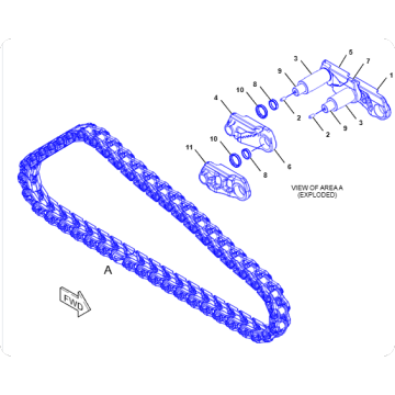 Bulldozer D6R Track Assembly 424-0847/4240847