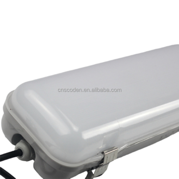 CE Certified 4ft LED Tri-Proof Lighting Fixture - 40W Waterproof Indoor/Outdoor Industrial Farm Warehouse Light