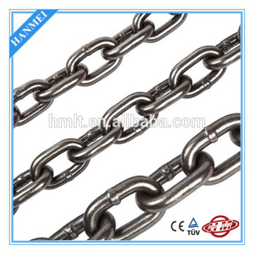 alloy steel self-colored (SC) plain finish bulk chain