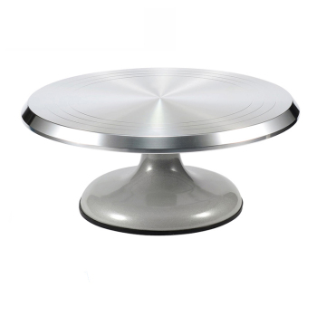 Grey rotation en aluminium en alliage gâteau plateau de plate-forme - fabricants directs