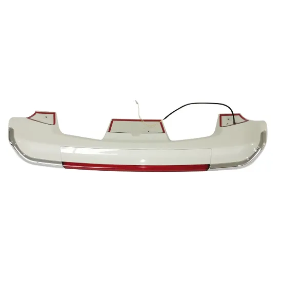 FJ200 Body Kit Pearl White LC200 Rear Spoiler with LED for Land Cruiser 2012-2015