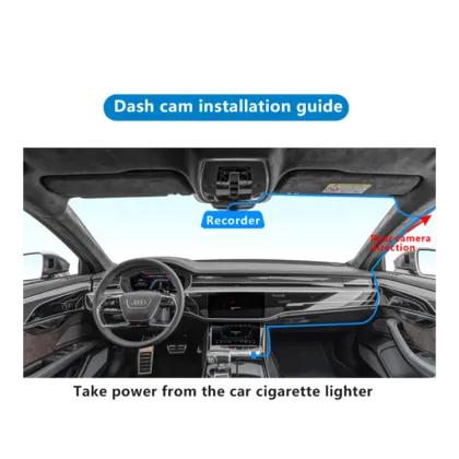 HD 1080P Dual Recorder Car Dash Cam