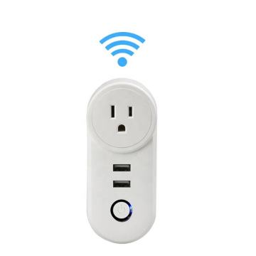 US Wifi Power Socket Plug: Palam Pintar Mini Tanpa Port USB