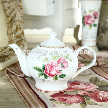 2016 New product 17 Pieces Bone China Ceramic Tea Set