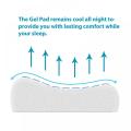 Cooling Gel Top Deluxe Density Memory Foam Pillow